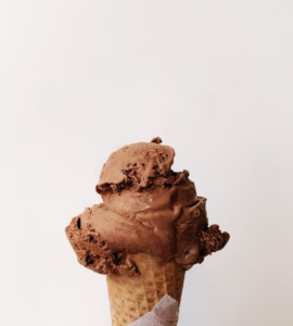 Chocolate Ice Cream Cone | Summer Date Night Plano, TX