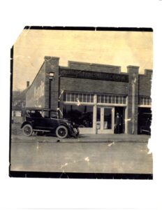 original huffines auto dealership storefront